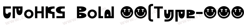 CPoHKS  Bold 粗体(Type字体转换